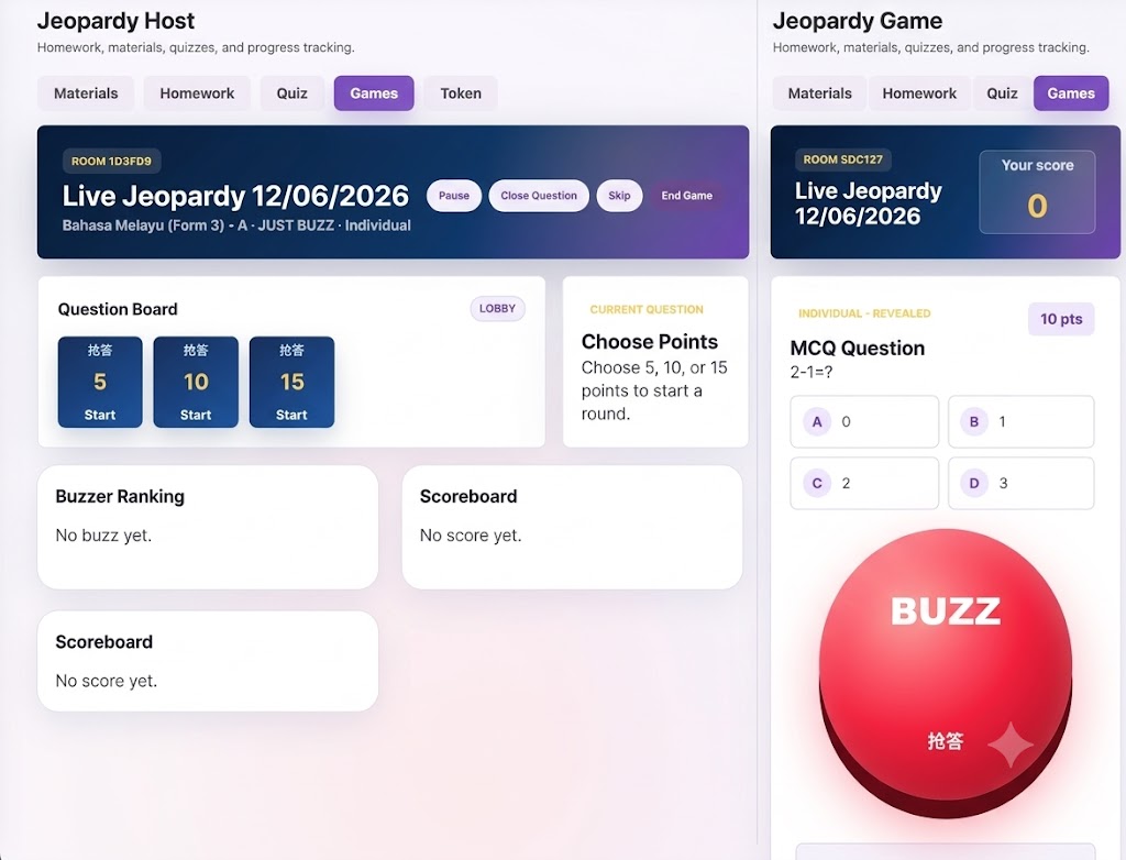 Live Jeopardy Games